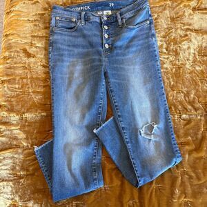 J Crew Toothpick Jeans 29